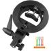 Godox S-Type Bracket Bowens Mount Holder for Speedlite Flash with Snoot, Softbox, Honeycomb and USB Light - Buy Online on SooperMarket.com