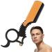 Aznever Cut-Throat Razier-color-right razor made of stainless steel for beginners men's beauty products for home camping outdoor adventure salon travel business trips black gold