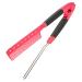 Angoily Styling Comb Folding Comb Smooth Straightener Comb Salon Hair Comb Shower Comb Flat Wisking Tool Household Comb Hair Tool Multipurpose Alloy Hair Straightener Women's 23.5X3X2CM Rosy