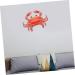 Cabilock 1pc Wall Decoration Pendant Outdoor Wall Art Wall Sticker Decor Decoration for Home Red Wrought Iron - Buy Online on SooperMarket.com