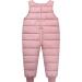 Happy Cherry Baby Winter Pants - Newborn Boys Girls Overall Ski Trousers - Infant Warm Snow Bib Pant - Toddler Windproof Padded Snowsuit Bottoms - Elastic Waist Zipper Outerwear - Pink (Size 90) - Buy Online on SooperMarket.com