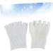 minkissy 2 Pairs Cracked Foot Socks Fingerless Gloves Open Toe Gel Socks Men Gel Toe Socks Five Toe Gel Socks Foot Care Supplies Moisturizing Socks Five Toes White Heel Cover - Buy Online on SooperMarket.com