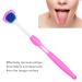 10-Piece Silicone Tongue Scraper Set - Dual Action Oral Hygiene Tool for Adults & Kids - Long Handle Pink - Buy Online on SooperMarket.com