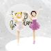 4Pcs Ballet Girl Birthday Cake Toppers Ballet Girl Birthday Cake Decoration Lovely Ballet Dancer Cake Ornament Ballet Dancer Cake Topper for Party Birthday Wedding - Buy Online on SooperMarket.com