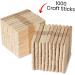 Craft Sticks Bulk Set - Natural Wood Popsicle Sticks for Waxing & Classroom Art Supplies - Kids Art Crafting Sticks - 4-1/2 x 3/8 in. (Pack of 1000) - Zipped Bag - Buy Online on SooperMarket.com