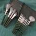 DFHBFG 14-Piece Makeup Brush Set - Soft Hair Eyeshadow Brushes with PU Storage - Perfect for Flawless Application Worldwide - Buy Online on SooperMarket.com