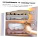 CHILDWEET 2pcs Anti-Collision Damage Chicken Food Trays Plastic Egg Cartons Pantry Egg Bins for re-usable Pink 30X11X6.5CM - Buy Online on SooperMarket.com