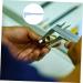 Angoily 2pcs Eyebrow Ruler Guitar Kits Leather Hair Tie Mini Makeup Tool Miss Multifunction Accessories - Buy Online on SooperMarket.com