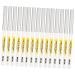 Baluue 15 Pcs White Lying Silkworm Pen Eye Shadow Pen Eye Brightening Highlighters White Eye Pencil Abs