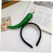 SKISUNO Chili Hair Hoop Headband Hair Accessories for Kids Chili Pepper Hat Chili Design Hair Hoop Fruit Man Elastic 1 count (Pack of 1) Green - Buy Online on SooperMarket.com
