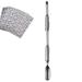 Metal Stainless Steel Cuticle Pusher Manicures Cuticle Remover Professional Nails Care Tool Nail Art Dotting Pen Nail Dotting Pen Set Nail Dotting Pens For Nail Art Nails Dotting Pen And Brushes
