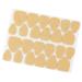 Teksome Nail Glue Stickers | 24 (1 Sheet) Nail Adhesive Jelly Sticky Tabs Long Lasting Press on Nail Stickers Nail Glue Tabs for False Nail Tips