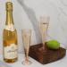 Homy Feel Rose Gold Glitter Plastic Champagne Flutes - 30 Pack, 5oz Disposable Glasses for Party & Mimosa Bar - Buy Online on SooperMarket.com