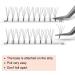 4D-C-0.10-8-15 Mix Pre Made Fan Eyelash Extensions - Russian Volume Lashes 0.07 0.10 Pre Fanned Long Stem C D Curl - 8-15 Mix & CG - Premade Fans Eyelash Extension - Buy Online on SooperMarket.com