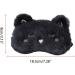 Zeiwohndc Plush White Dog Sleep Mask - Cute Cartoon Animal Design | Satin Lined Blindfold for Home & Travel - Buy Online on SooperMarket.com