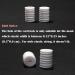 60pcs White Cord Locks for Masks - Adjustable Silicone Toggles & Plastic Beads for Ear Loops - Buy Online on SooperMarket.com