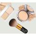 Fluffy Kabuki Makeup Brush - Large Soft Face Powder Foundation & Blush Brush Black+Brown 103 | Perfect for Blending - Shop Internationally - Buy Online on SooperMarket.com