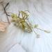 Butterfly Flower Hair Barrettes Vintage French Pearl Ginkgo Leaf Tassels Claws Floral Hair Clips Accessories for Women Girls (Style B) - Buy Online on SooperMarket.com