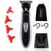 Hair Trimmer for Men by Supreme Trimmer - ST5210 Professional Barber Hair Clippers Liner Cordless Beard Trimmer - Silver T Shaper
