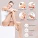 At-Home Permanent Laser Hair Removal Device | 999,999 Flashes | Painless Removal for Women and Men | Suitable for Armpits, Back, Legs, Arms, Face, and Bikini Line - White - Buy Online on SooperMarket.com