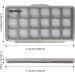 Aventik Super Slim Fly Fishing Box with Magnetic Compartments 7.3X3.8X0.5inch H34-18C - Buy Online on SooperMarket.com