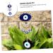 ABOOFAN 3pcs Blue Pendant Keychain Accessories Blue Eye Amulet Ornament Hanging Pendant Charm Devil Eye Rear - Buy Online on SooperMarket.com