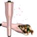 Auto Hair Curler Automatic Curling Iron Wand with 1" Large Rotating Barrel & 4 Temps & 3 Timer Settings Curling Iron with Dual Voltage Auto Shut-Off Fast Heating Spin Iron for Hair Styling Gold
