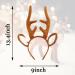MR.FOAM Reindeer Antlers Headband - Adult Deer Antlers for Halloween, Christmas & Easter Party - Buy Online on SooperMarket.com