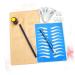 PLAFOPE Eye Kit and Coffee Pen Pencil Dark D Cup & Practice Pigment Blue Skin Embroidery Manual