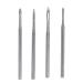 4pcs Tungsten Steel Nail Drill Bit Set Rhinestone Removal Nail Polishing Grinding Head Manicure Tool