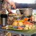 Jetboil Jetset Stowable Camping Utensil Set - Grey/Orange | Lightweight & Compact - Buy Online on SooperMarket.com