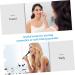WOONEKY 2pcs Elastic Mesh Loose Powder Box Portable Powder Case Makeup Powder Case Mirror Brackets Abs Black - Buy Online on SooperMarket.com