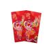 2024 Lunar Chinese New Year Red Envelopes 6pcs Spring Festival Hong Bao Red Pocket Cartoon Gold Raised Foil Dragon Lai See Lucky Money Envelopes