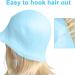 Highlighting Cap Silicone Hair Highlighting Cap with Hook Punched Hole Highlight Hair Cap Professional Hair Dye Cap Hairdressing Dyeing Staining Tools for Women Men - Buy Online on SooperMarket.com