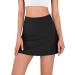 ODODOS Women's Athletic Tennis Skorts with Pockets - Black Large - Buy Online on SooperMarket.com