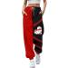 WILLBEST Womens Lightweight Sport Gym Jogger Sweatpant with Pockets High Waisted Trousers Causal Athletic Tracksuit Pants Jogging Bottoms Lounge Wear M 1717-djufh-blue-d