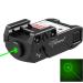 VOTATU H3L-GC Green Pistol Laser Sight, Circle Dot Laser Pattern Aluminum Ultra Low Profile Green Laser Sight Strobe Mode Magnetic USB Rechargeable