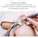 Professional Stainless Steel Eyelash Extension Tweezers - Slightly Curved Eyelash & Nail Art Tools for DIY Projects - Buy Online on SooperMarket.com
