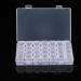 28 Slots Clear Nail Art Rhinestone Gem Bead Storage Box for Manicure Design - Buy Online on SooperMarket.com