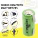 Buy 2x Exell 2/3AA NiMH 700mAh Rechargeable Batteries - Perfect for Capacitors Shearing Devices Miner Lamps & Helmet Lights - International Shipping Available - Buy Online on SooperMarket.com