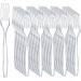 Plastic Forks Sturdy and Durable 100 Pack Ideal for Party BBQ Picnic Home Office and Restaurant Use