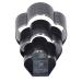 Crown-shaped leather dance tool set 3-part leather dance tool set alloyed steel crown shape 1-hole hollow punch leather craft punching equipment