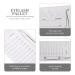 Buy Magnetic Eyelash Board - Acrylic Display Tray for Eyelash Extensions & Grafting Supplies | Premium Eyelash Accessories - International Shipping Available - Buy Online on SooperMarket.com