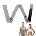 Lollanda Heart rate knife Breast belt Bluetooth for 4.5cm distances pulse knife bluetooth pulse belt chest adjustable elastic replacement belt for heart rate meter sport running gray