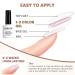 RARJSM Glitter Nude Gel Polish Set - 6pcs Pale Pink, Milky Jelly, Cashmere, Beige, Apricot, Champagne, Brown | UV LED Cured Translucent Natural Soak Off Iridescent Holographic Nail Polish 7.5ml - Buy Online on SooperMarket.com