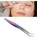 Professional Stainless Steel Eyelash Extension Tweezers | Long Sloping DIY Nail Art Tweezers - International Shipping - Buy Online on SooperMarket.com