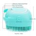 Molain Silicone Dog Cat Bath Brush Comb - Soft Grooming & Massage Brush with Shampoo Dispenser (Blue) - Buy Online on SooperMarket.com