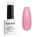 RARJSM Hot Pink Holographic Gel Nail Polish Laser Rainbow Glitter Reflective Iridescent Gel Polish Curing Required Unicorn Mirror Chrome Effect Soak off for Summer DIY Salon Home Manicure 7.5ML