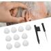 Silicone Hearing Amplifier Dome & Cleaning Brush Set | Earplug Ventilation Brush for Optimal Hearing Aid Care - Buy Online on SooperMarket.com