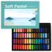 HA SHI Soft Chalk Pastels  64 colors + 2pcs Non Toxic Art Supplies  Drawing Media for Artist Stick Pastel for Professional  Kids  Beauty Nail Art  Pan Chalk Pastel 64 colors Short